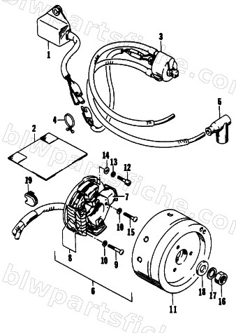 ELECTRICAL EQUIPMENT/MAGNETO diagram