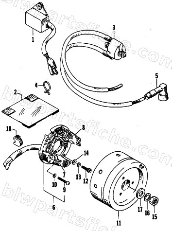ELECTRICAL EQUIPMENT/MAGNETO diagram