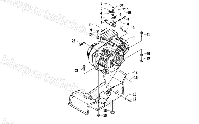 ENGINE AND RELATED PARTS diagram