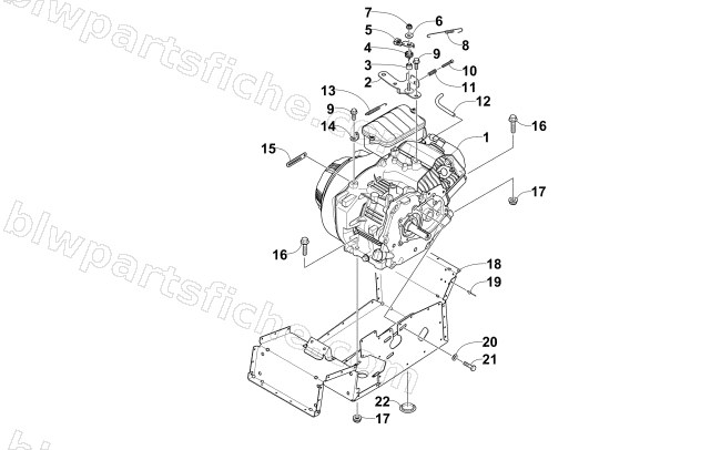 ENGINE AND RELATED PARTS diagram