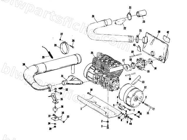 ENGINE AND RELATED PARTS diagram