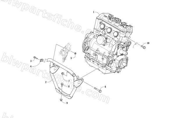 ENGINE AND RELATED PARTS diagram