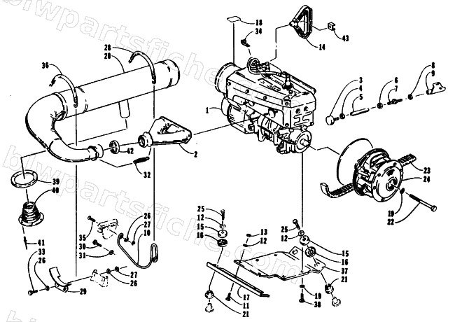 ENGINE AND RELATED PARTS diagram