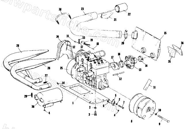 ENGINE AND RELATED PARTS diagram