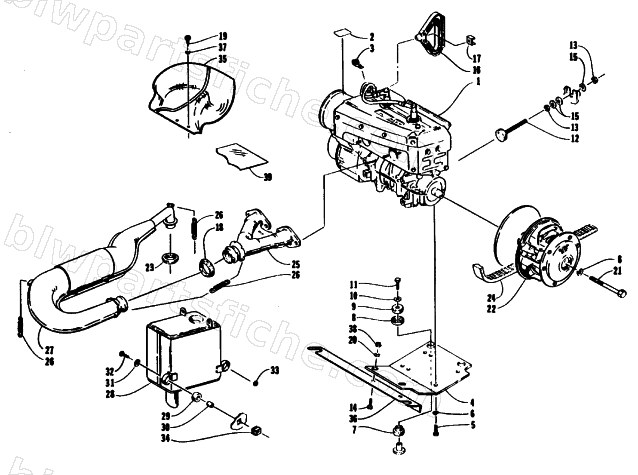 ENGINE AND RELATED PARTS diagram
