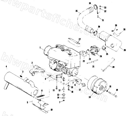 ENGINE AND RELATED PARTS diagram