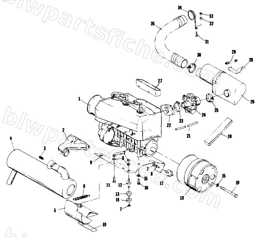 ENGINE AND RELATED PARTS diagram
