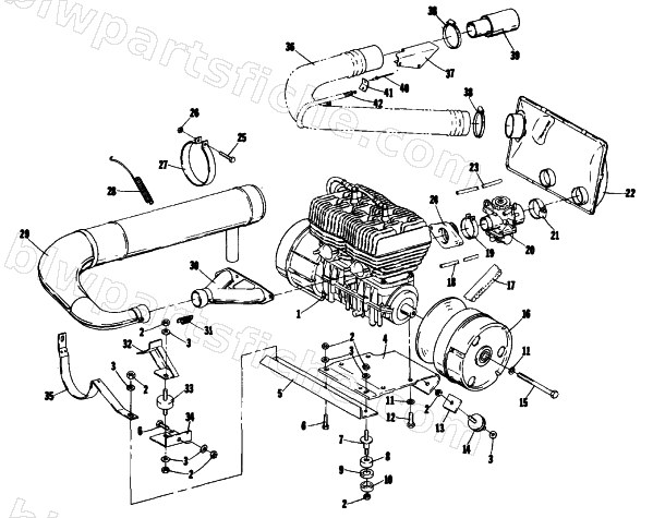 ENGINE AND RELATED PARTS diagram