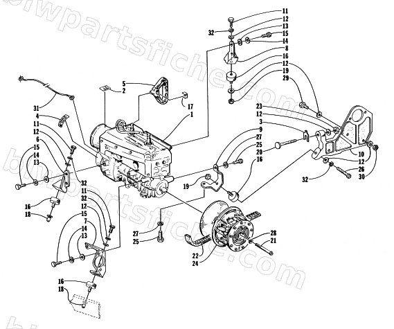 ENGINE AND RELATED PARTS diagram