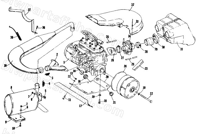 ENGINE AND RELATED PARTS diagram