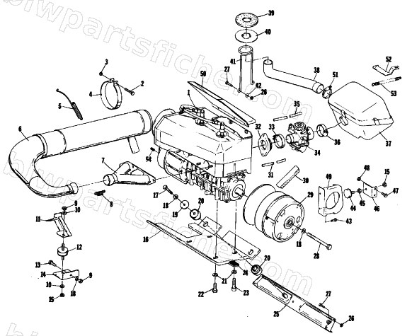 ENGINE AND RELATED PARTS diagram