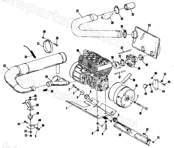 ENGINE AND RELATED PARTS diagram
