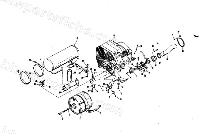 ENGINE AND RELATED PARTS diagram