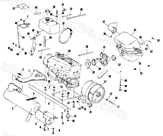 ENGINE AND RELATED PARTS diagram