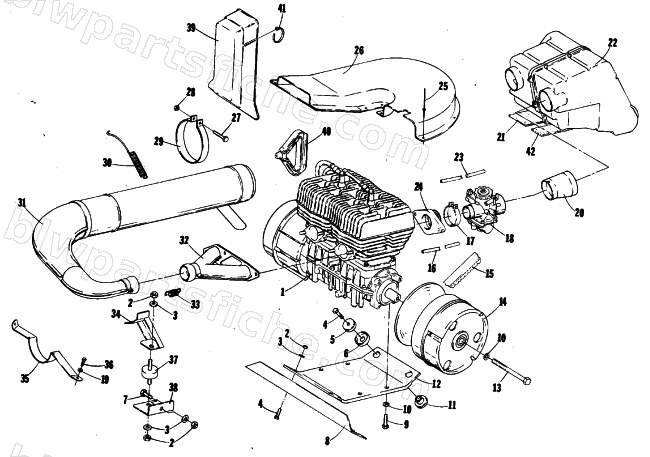 ENGINE AND RELATED PARTS diagram