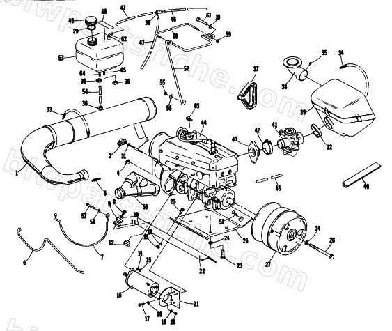 ENGINE AND RELATED PARTS diagram