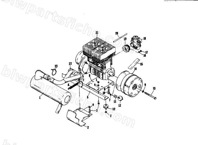 ENGINE AND RELATED PARTS diagram