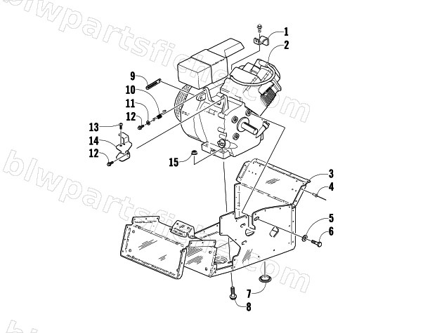 ENGINE AND RELATED PARTS diagram