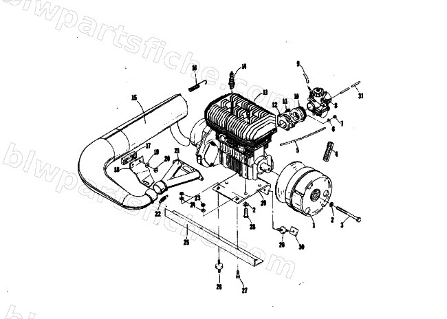 ENGINE MOUNTING PARTS diagram