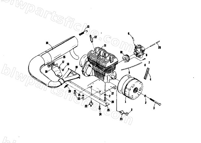ENGINE MOUNTING PARTS diagram