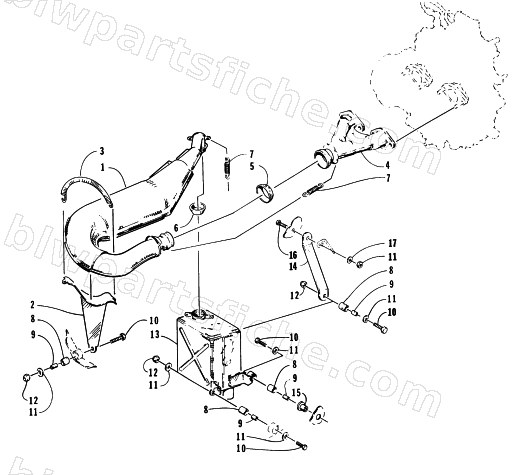 EXHAUST ASSEMBLY diagram
