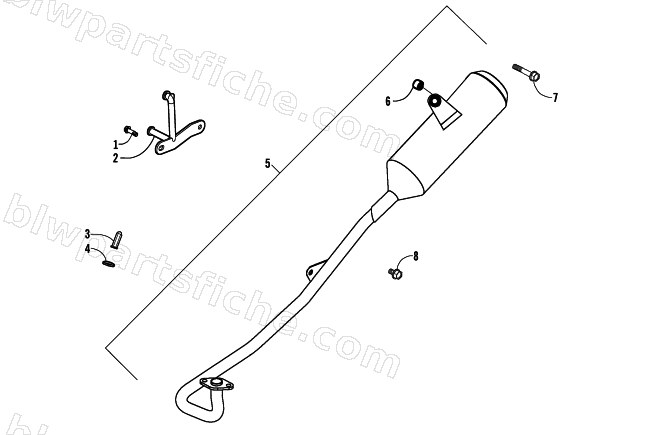 EXHAUST ASSEMBLY diagram