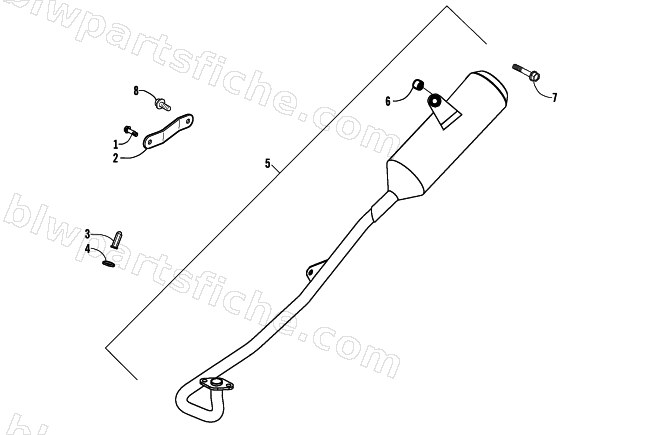 EXHAUST ASSEMBLY diagram