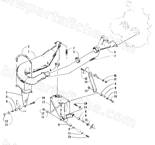 EXHAUST ASSEMBLY diagram