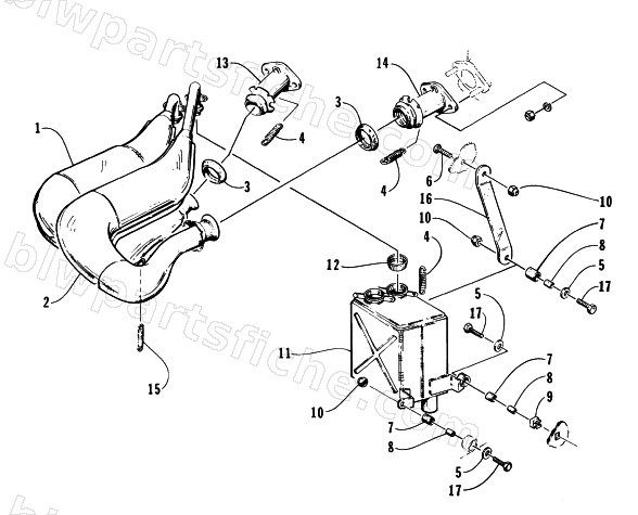 EXHAUST ASSEMBLY diagram