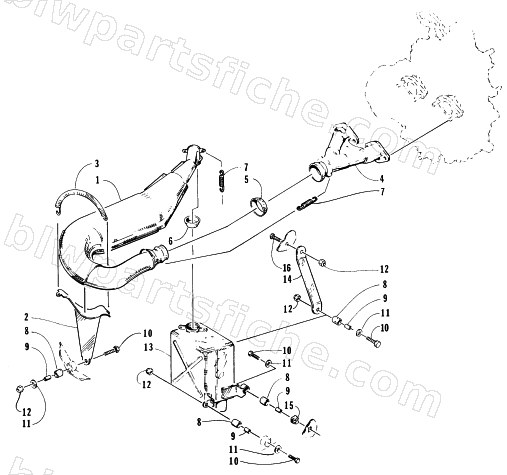EXHAUST ASSEMBLY diagram