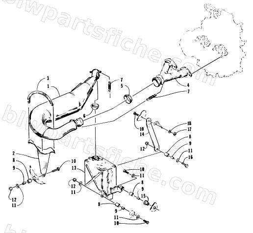 EXHAUST ASSEMBLY diagram