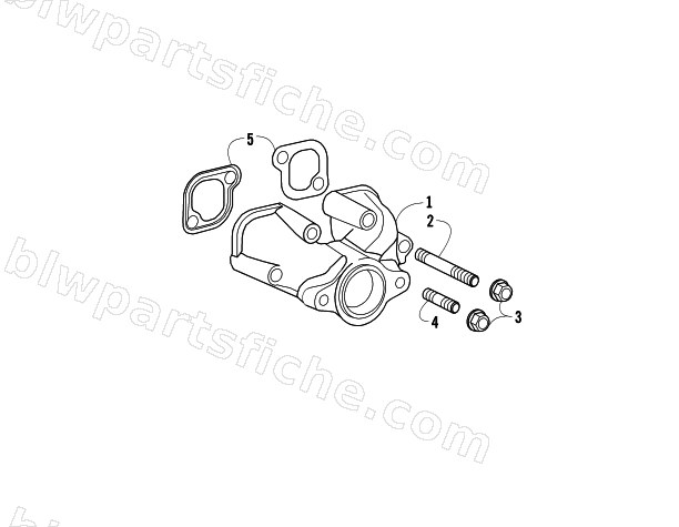 EXHAUST MANIFOLD ASSEMBLY diagram