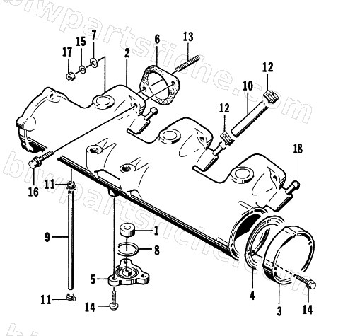 EXHAUST MANIFOLD ASSEMBLY diagram