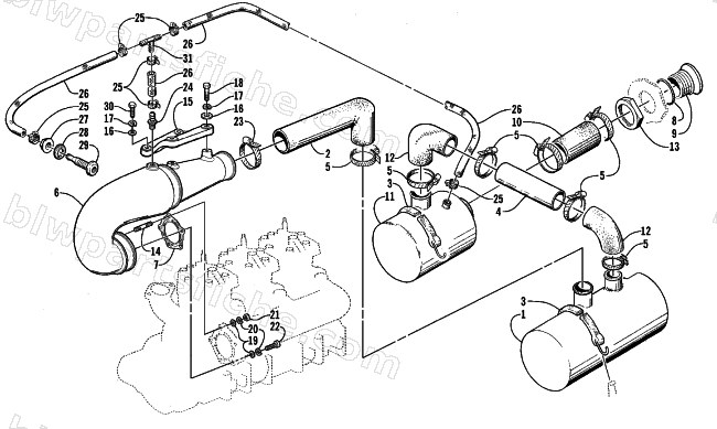 EXPANSION CHAMBER ASSEMBLY diagram