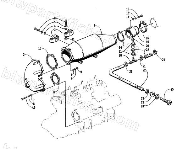 EXPANSION CHAMBER ASSEMBLY diagram