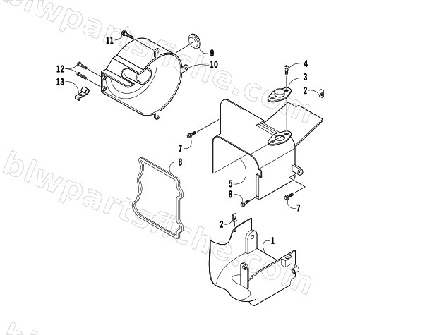 FAN SHROUD ASSEMBLY diagram