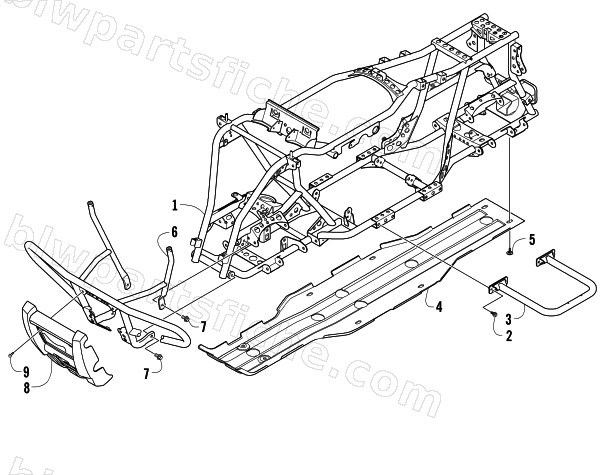 FRAME AND RELATED PARTS diagram