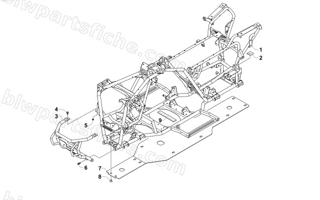 FRAME AND RELATED PARTS diagram