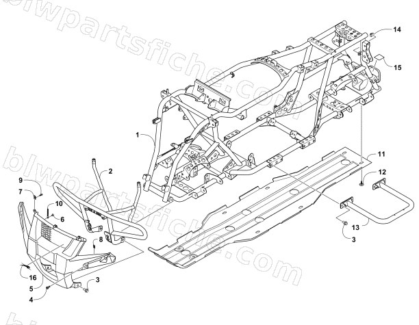 FRAME AND RELATED PARTS diagram