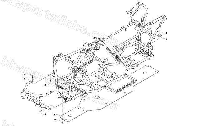 FRAME AND RELATED PARTS diagram