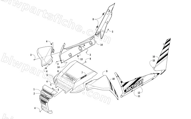 FRONT AND SIDE PANEL ASSEMBLIES diagram