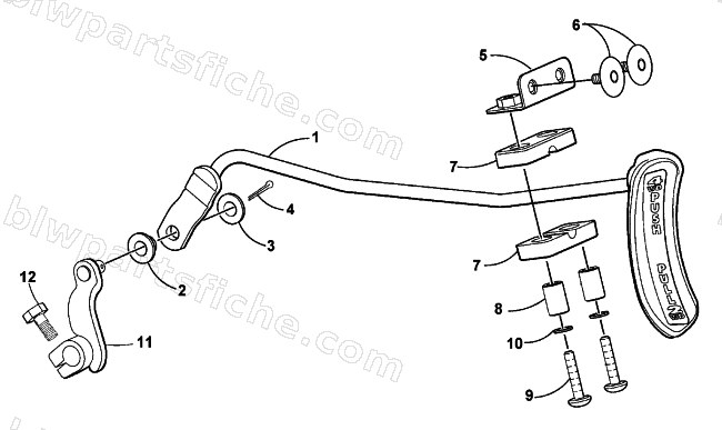 FRONT SHIFT LINKAGE ASSEMBLY diagram
