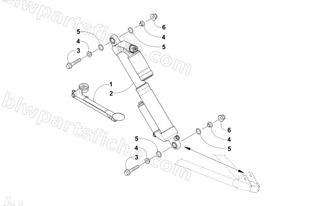 FRONT SHOCK ABSORBER ASSEMBLY diagram