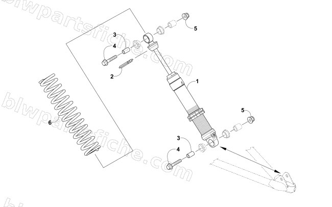 FRONT SHOCK ABSORBER ASSEMBLY diagram