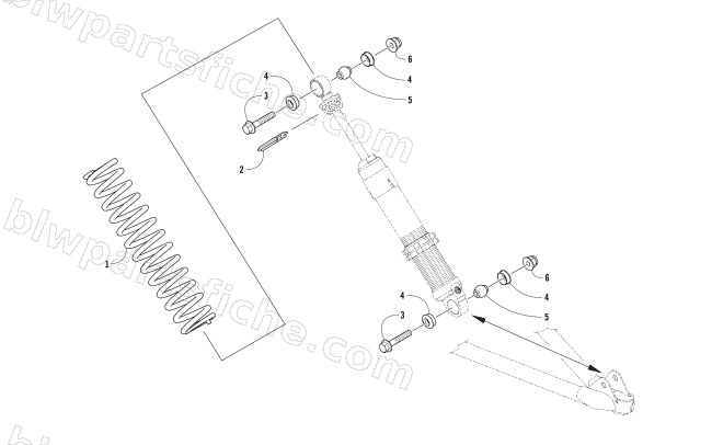 FRONT SHOCK ABSORBER ASSEMBLY diagram
