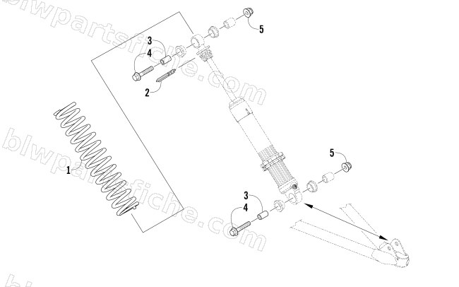 FRONT SHOCK ABSORBER ASSEMBLY diagram