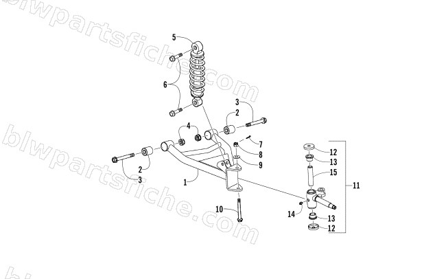 FRONT SUSPENSION ASSEMBLY diagram