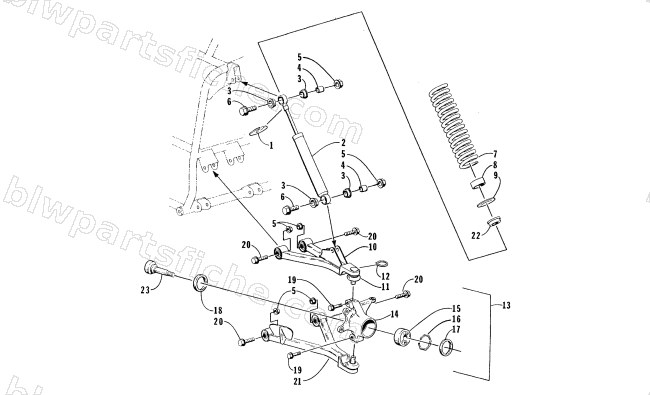 FRONT SUSPENSION ASSEMBLY diagram