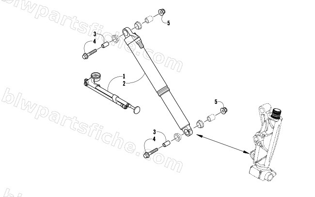 FRONT SUSPENSION SHOCK ABSORBER ASSEMBLY diagram