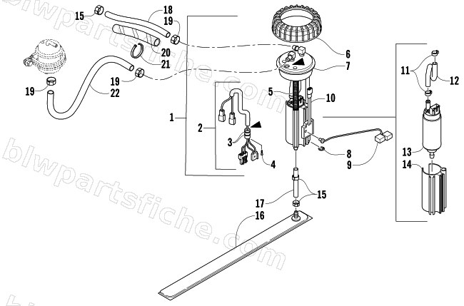 FUEL PUMP ASSEMBLY diagram